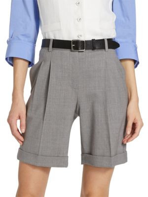 TWP Mark Wool Blend Shorts on SALE | Saks OFF 5TH | Saks Fifth Avenue OFF 5TH