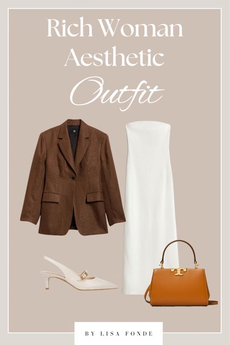 Rich Woman Aesthetic Outfit Idea