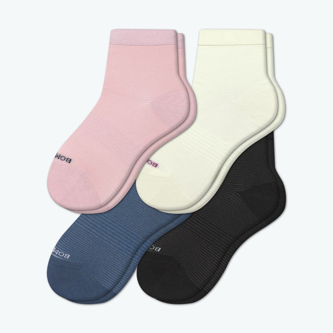 Women's Sheer Stripe Quarter Sock 4-Pack | Bombas Socks