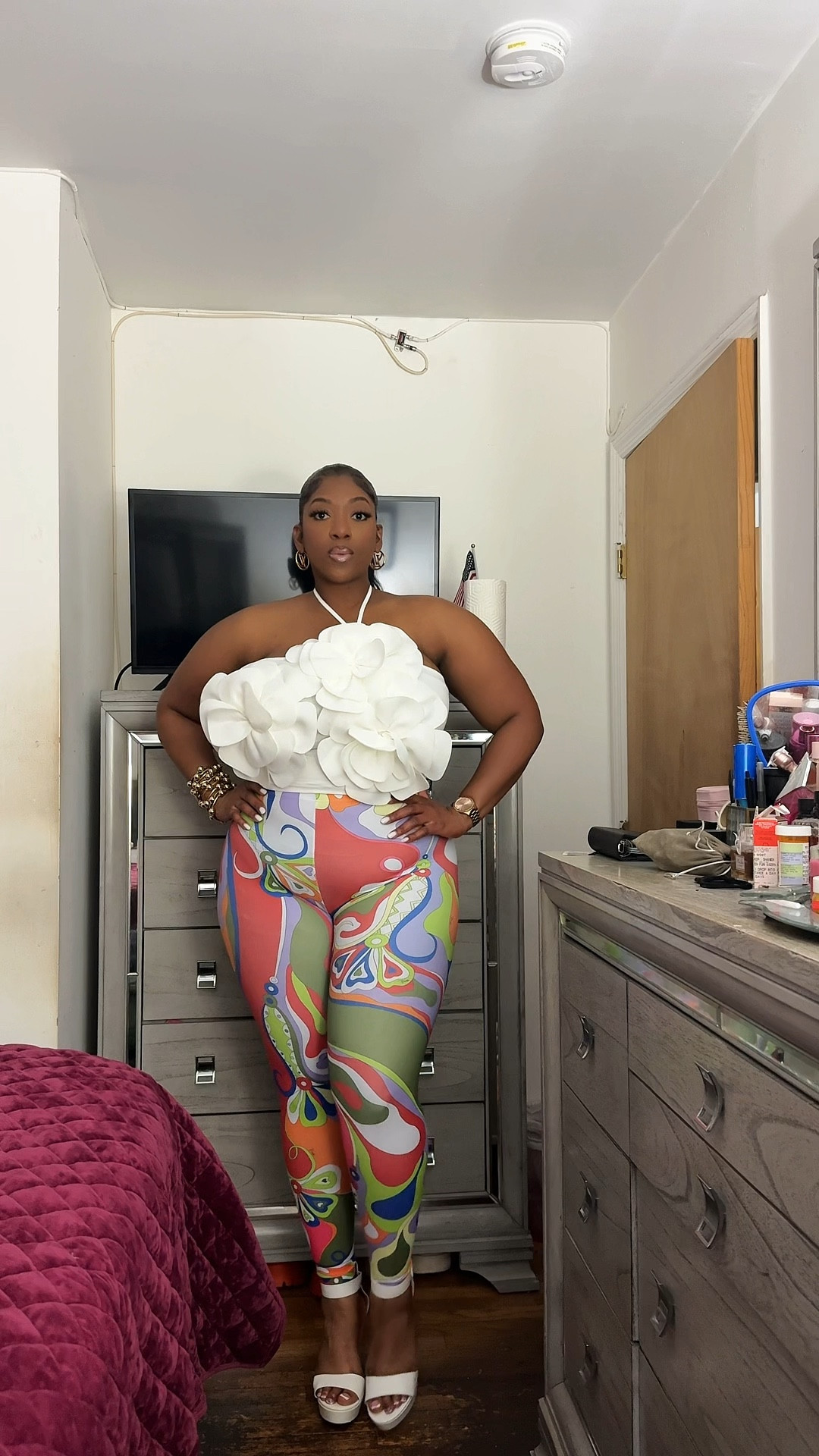 Leggings came from a set I can't link here... Size XXL in the top, I could have sized down, very stretchy.

#LTKFindsUnder50 #LTKStyleTip #LTKPlusSize