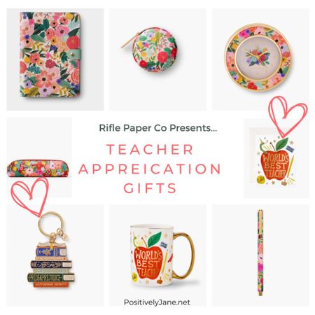 Wracking your brain for Teacher Appreciation Gifts that aren't tacky and will actually be used?

Look no further...cause who doesn't love Rifle Paper Co, right?

I grabbed my faves...and a few more.

Check 'em out. 
.
.
.
#riflepaperco
#teachergifts
#teacherappreciationgifts
#gifts
#mothersdaygifts
#mothersday
#riflepapercokeychain
#journal
#teachercard

#LTKSeasonal #LTKFind #LTKGiftGuide