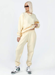 Everyday Dreaming Sweatshirt Beige | Princess Polly US