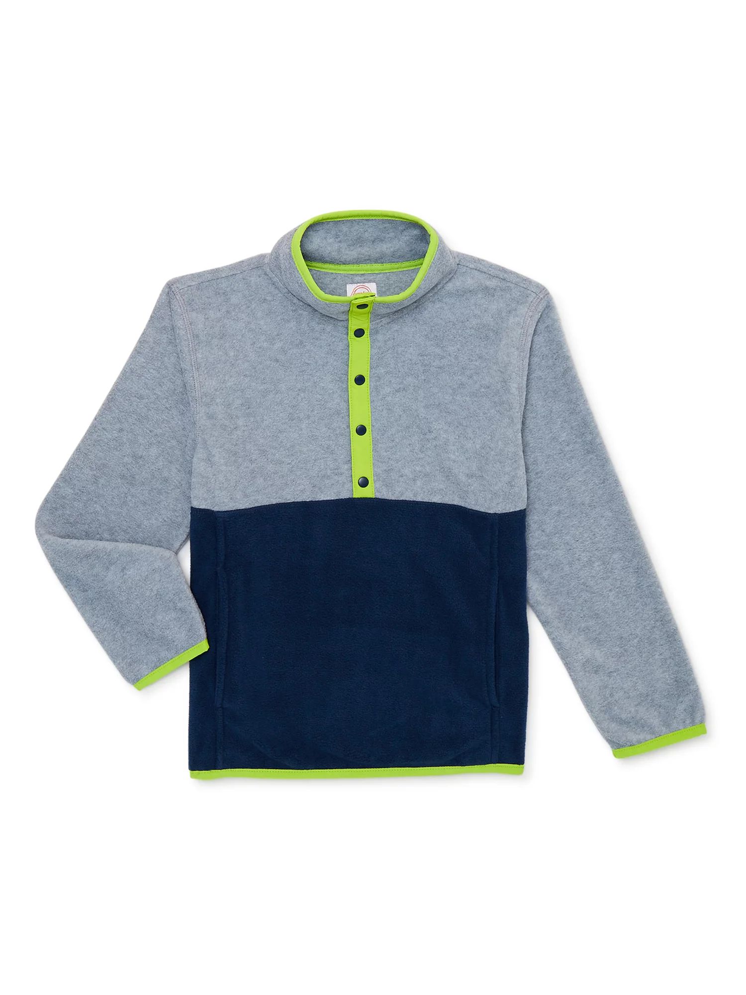 Wonder Nation Boys Pullover Jacket, Sizes 4-18 & Husky - Walmart.com | Walmart (US)