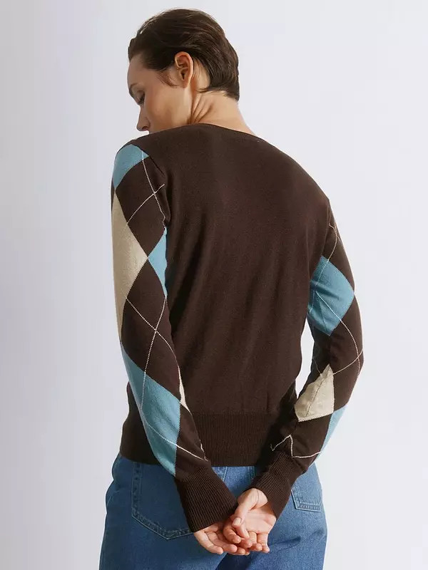 Albaray Blue Argyll Jumper | Very (UK)