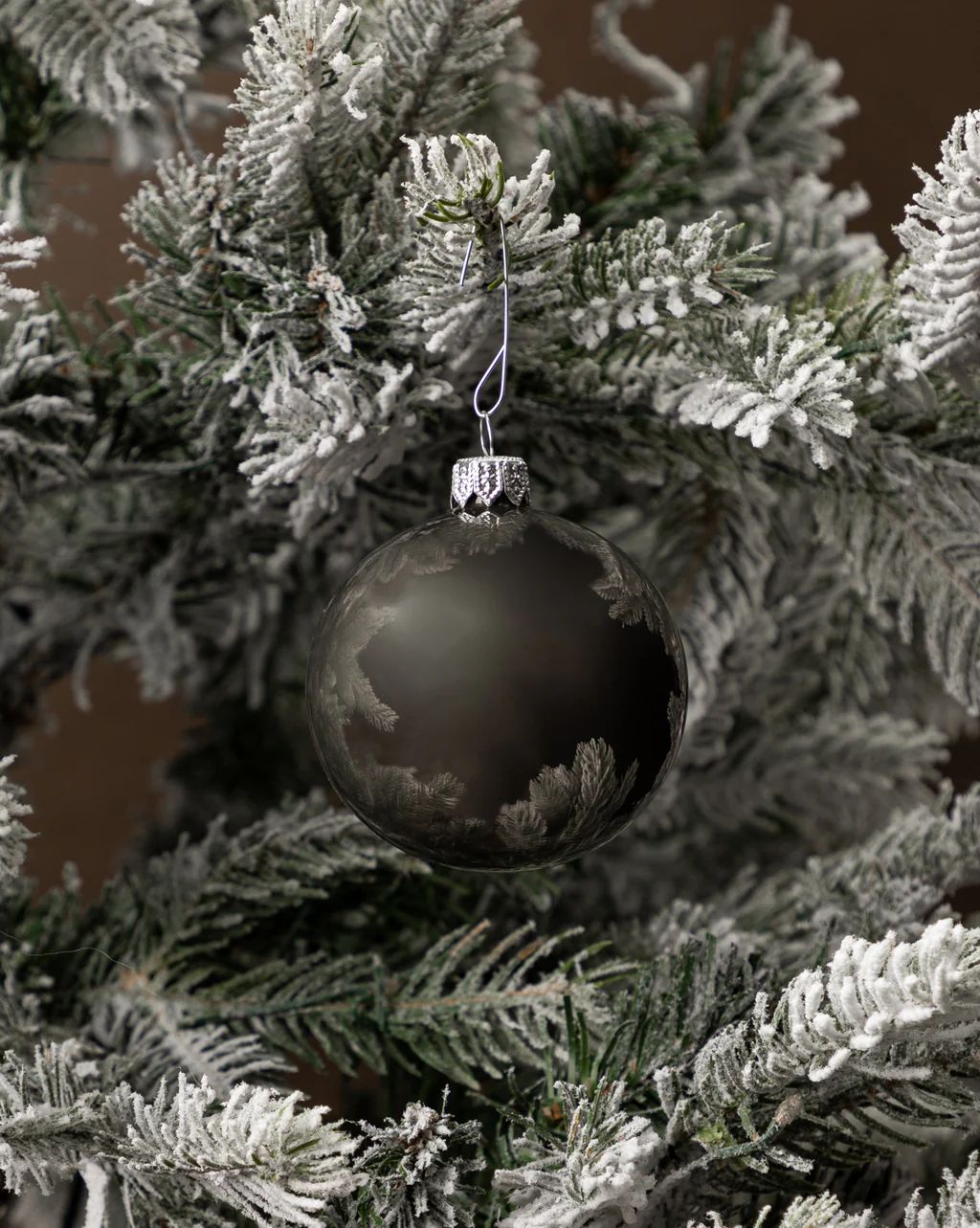 Glossy Warm Gray Ornaments (Set of 6) | McGee & Co.