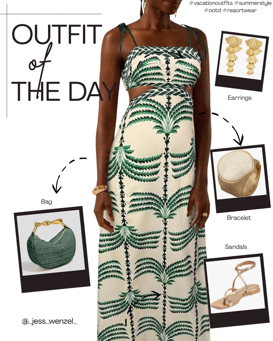 Farm Rio vibes without the designer price tag 🌴✨ The bold tropical print, flattering cut, and effortless flow make it the perfect elevated resort look. Paired with gold accessories and simple sandals, it’s that luxe vacation aesthetic for a fraction of the price.

#VacationOutfit #ResortWear #SummerStyle #EffortlessChic #Over40Style #vacationdress
#summerdress #dresses

#LTKSeasonal #LTKootd #LTKTravel