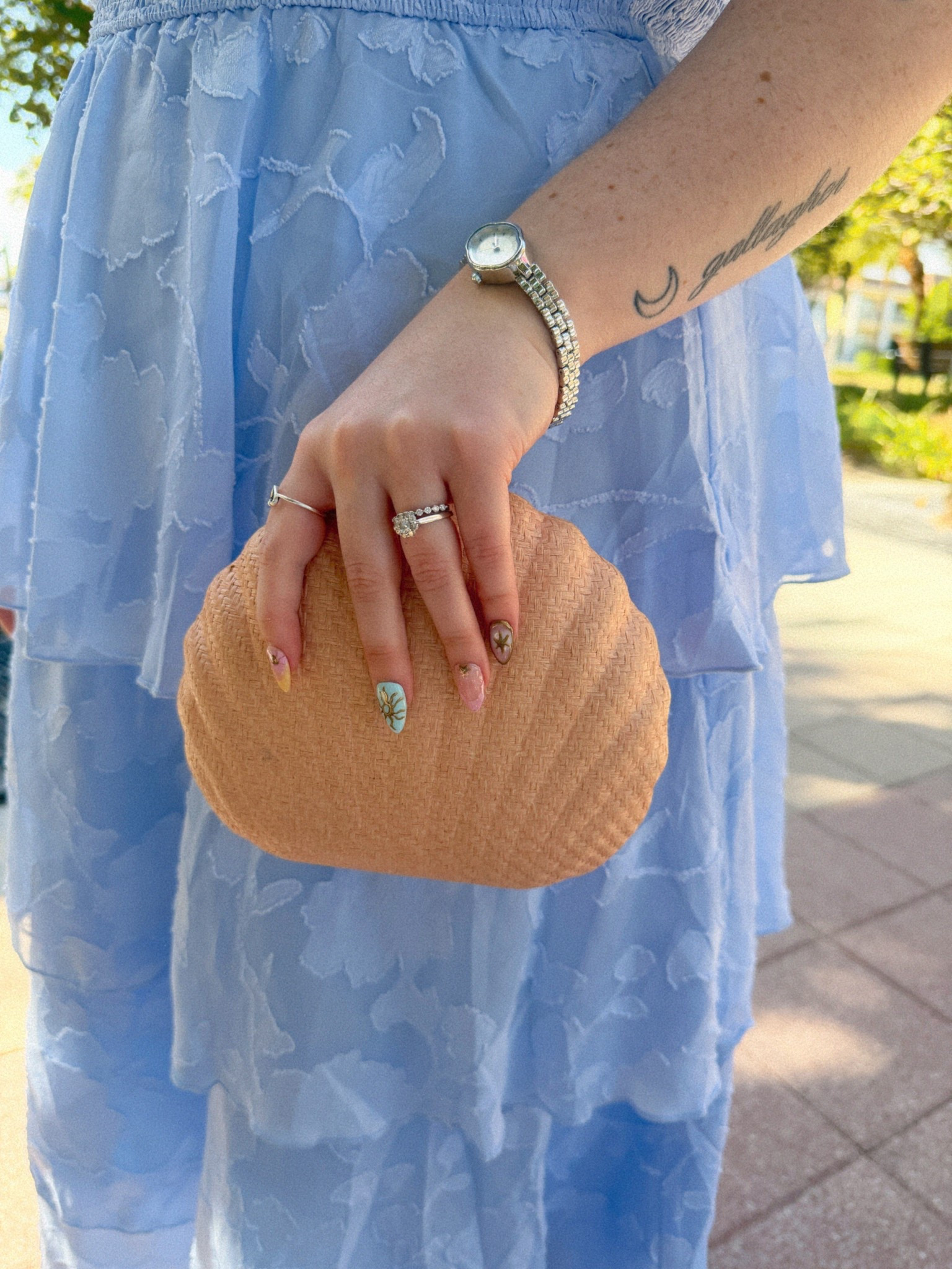 More details from my beach wedding outfit in Florida🩵

#LTKSeasonal #LTKWedding #LTKTravel
