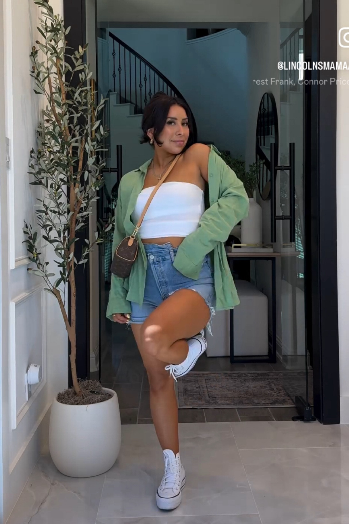 Simple outfit of the day 💕✨ shorts are a splurge but soooo worth it!! I’ve had these for 2 years and they’re still like brand new! Linking similar more affordable options 
25 in shorts
XS top 
Small button up.
Size down in shoes

Spring fashion
Spring outfit 
Spring style
Simple outfit insp o


#LTKfindsunder50 #LTKSeasonal #LTKsalealert