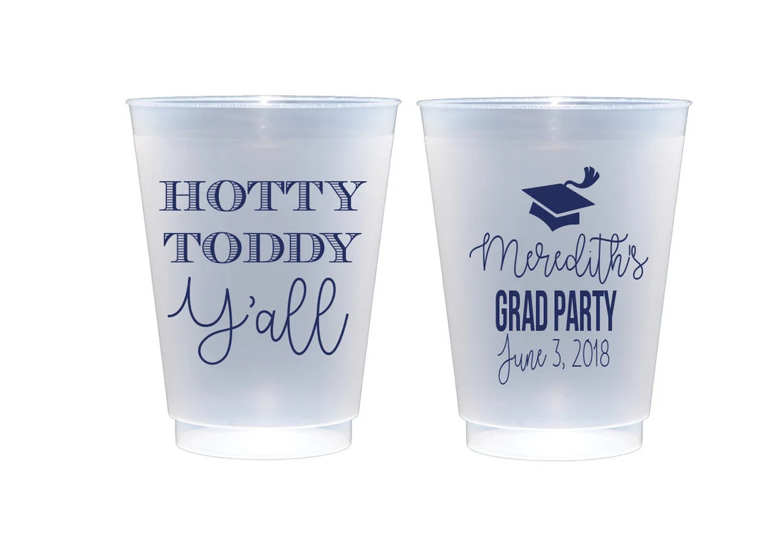 Graduation cups, Tailgating ups, Grad party cups, Personalized graduation cups, personalized shat... | Etsy (US)