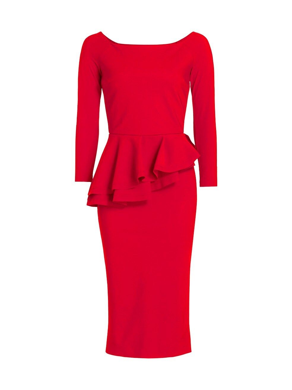 Deirdrelene Peplum Midi-Dress | Saks Fifth Avenue