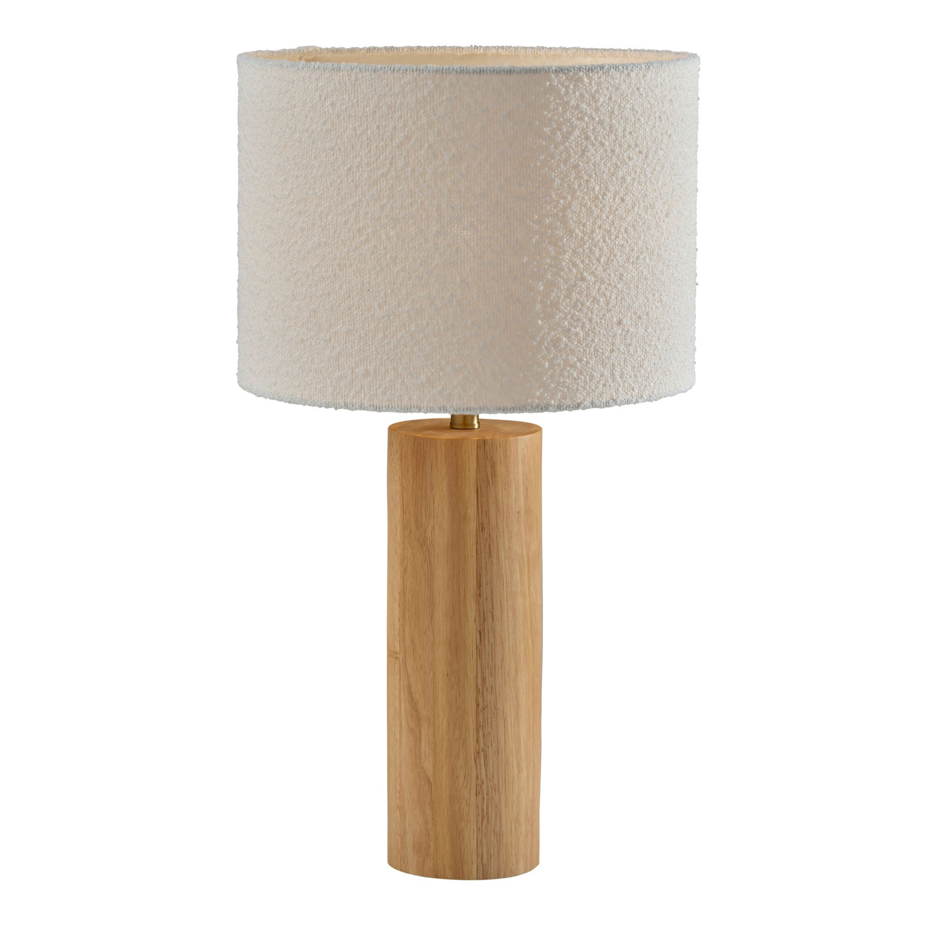 Brandon Natural Wood Pillar Table Lamp | World Market