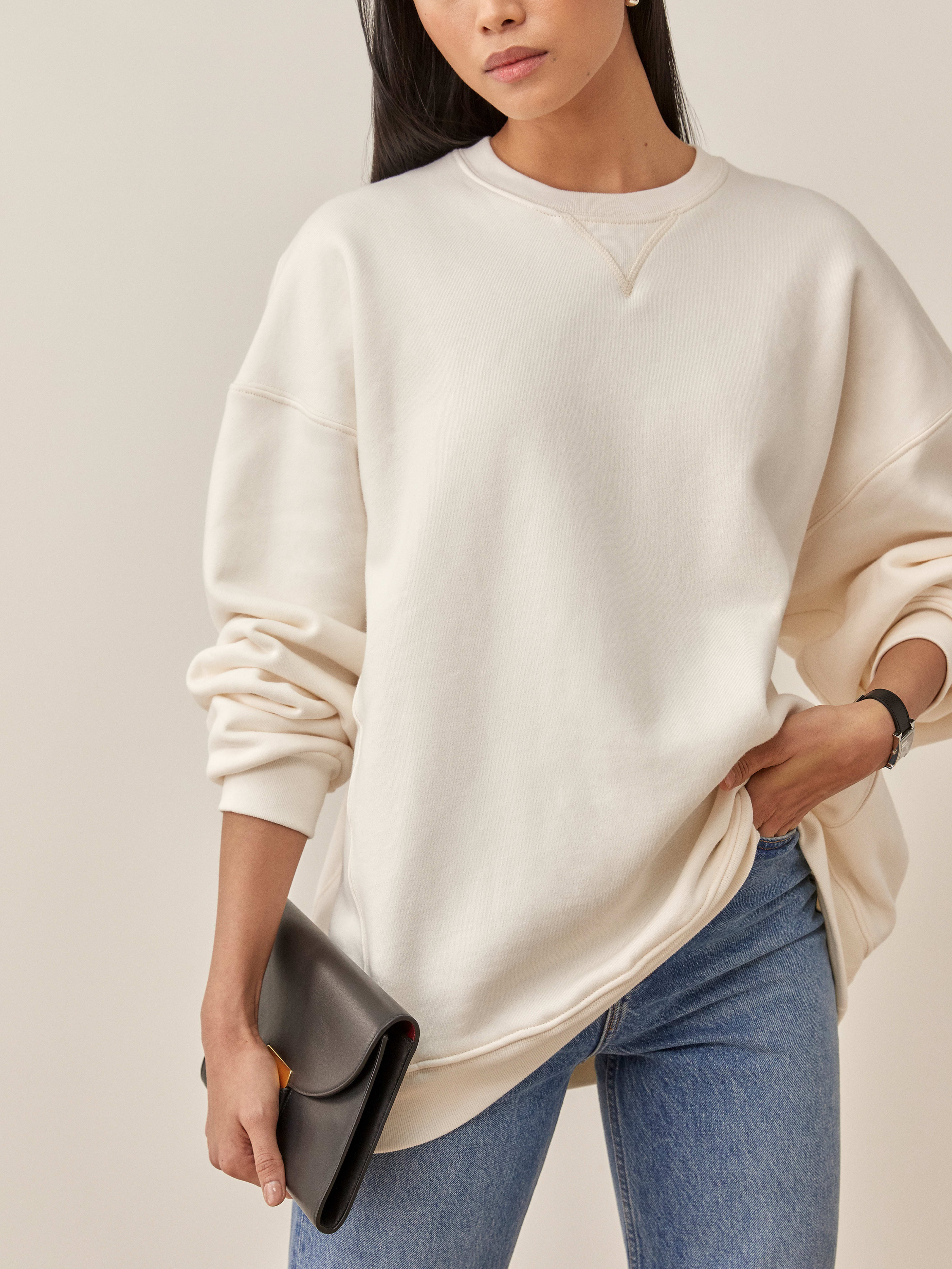 Vintage Oversized Crewneck Sweatshirt | Reformation (Global)