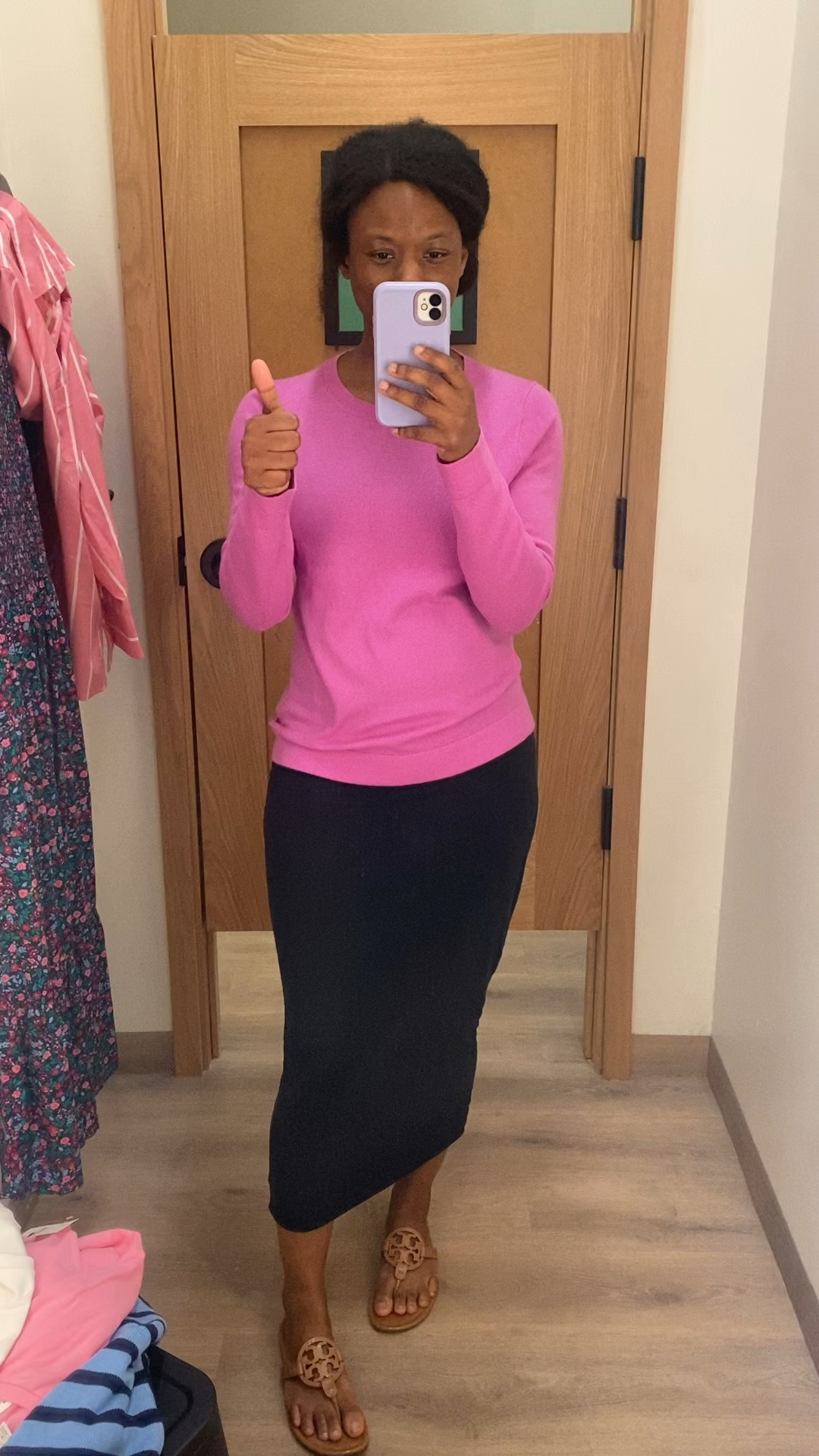 I love the color of this wool/cotton blend sweater. It’s an orchid hue. So beautiful. It’s not quite pink and not quite purple. It’s a mix. Runs true to size and comes in several colors. I have a light blue from last year  

#LTKSaleAlert #LTKSeasonal #LTKFindsUnder50