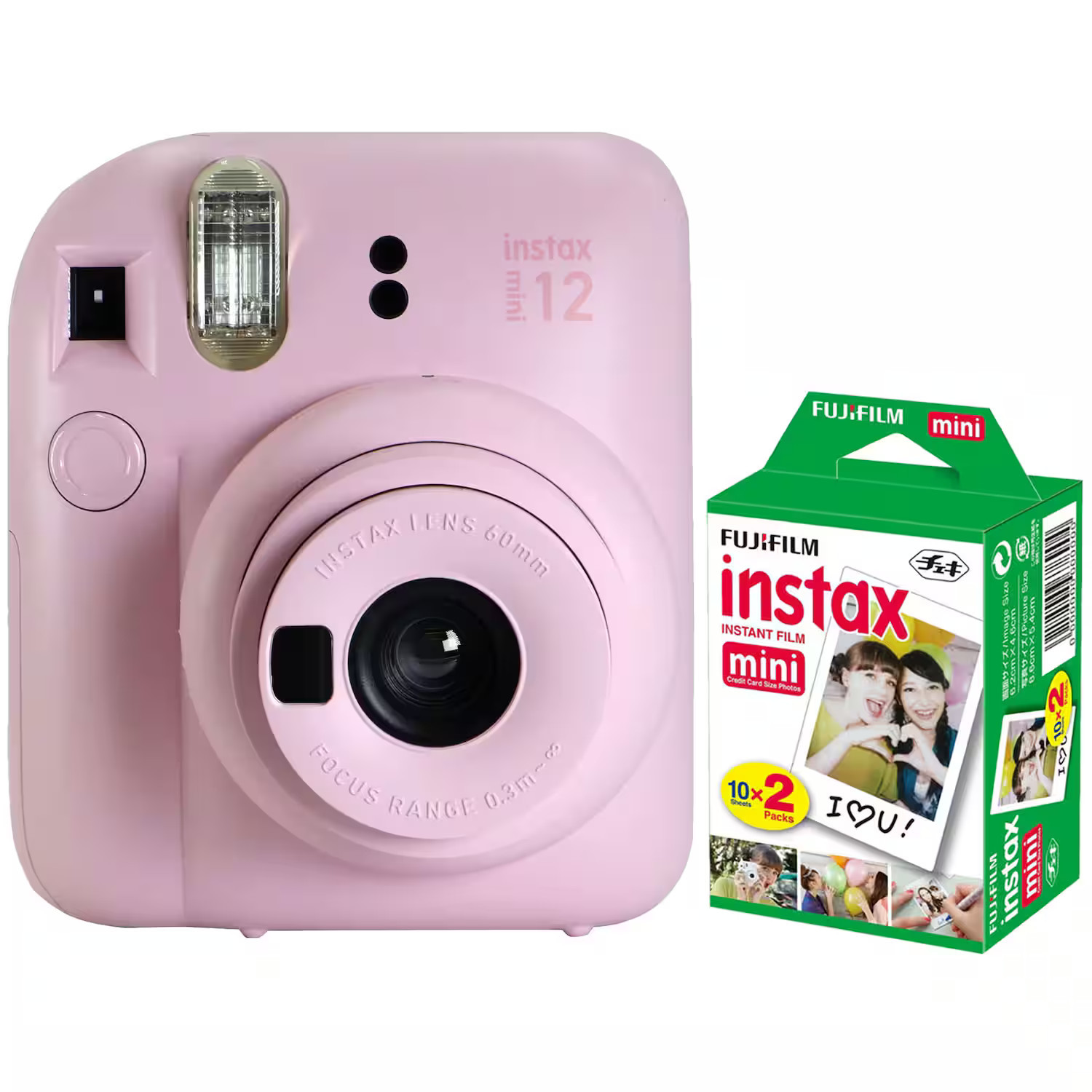 Fujifilm - INSTAX MINI 12 Instant Film Camera Blossom 2x10 Mini Instax Film - Pink | Best Buy U.S.