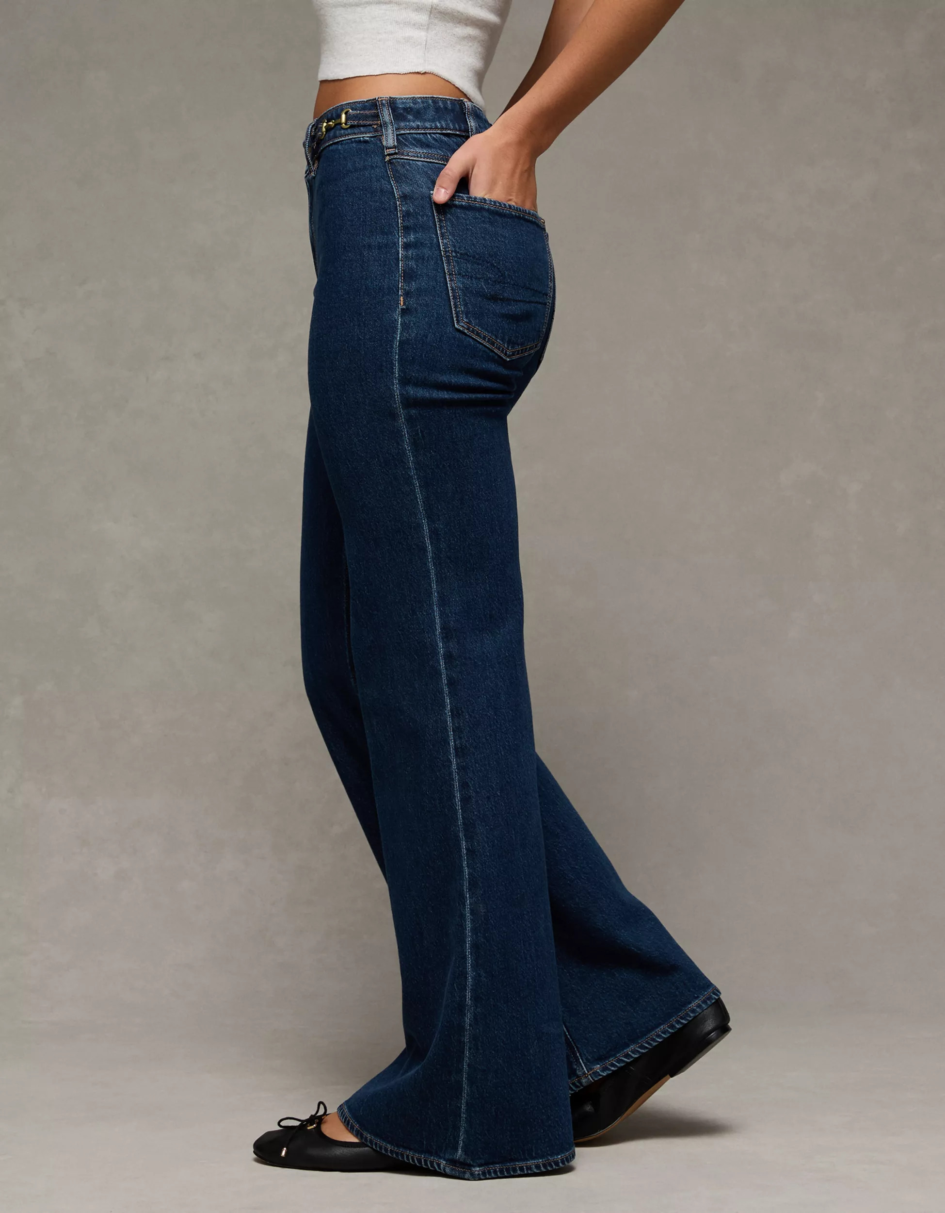 AE Stretch High-Waisted Flare Jean | American Eagle Outfitters (US & CA)