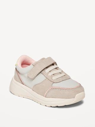 Unisex Canvas Color-Blocked Sneakers for Toddler | Old Navy (US)