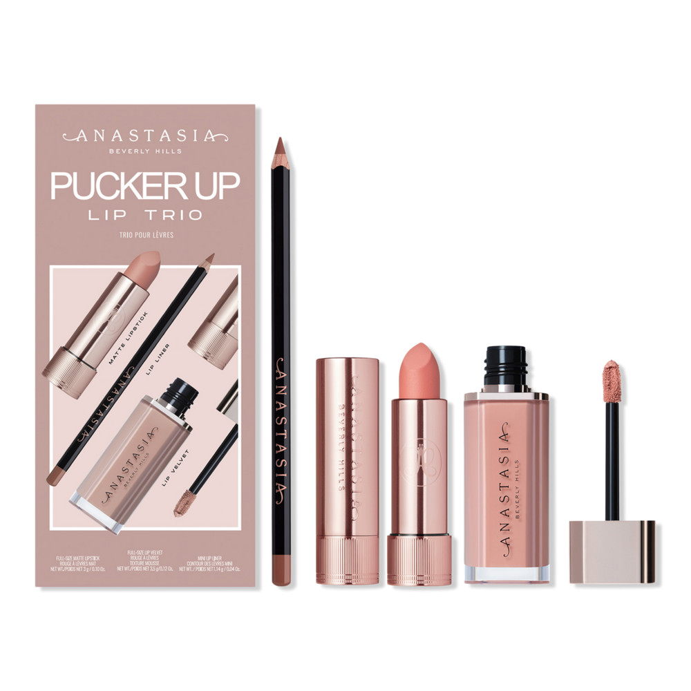 Anastasia Beverly Hills Pucker Up Lip Trio - Hush Pink | Ulta