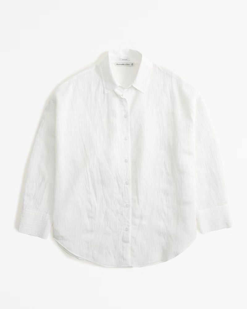 Oversized Breezy Shirt | Abercrombie & Fitch (US)