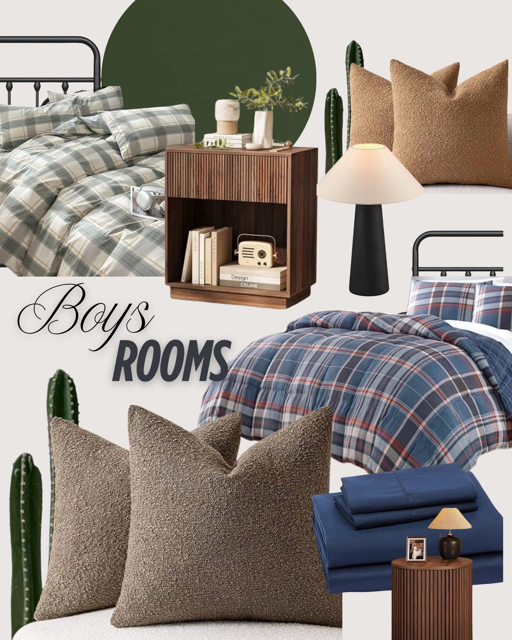 Boys’ Bedroom finds! Ours are ages 5, 8, and 10. 