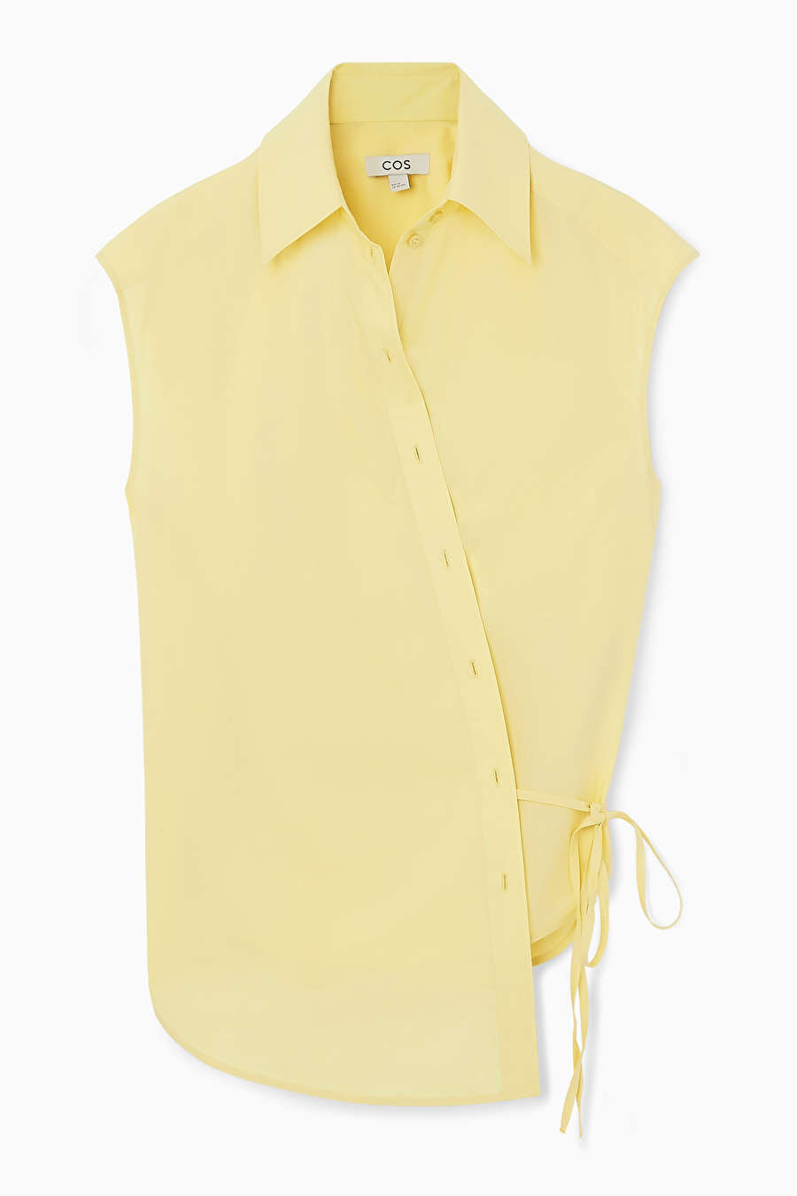 OVERSIZED SLEEVELESS WRAP SHIRT | COS (US)