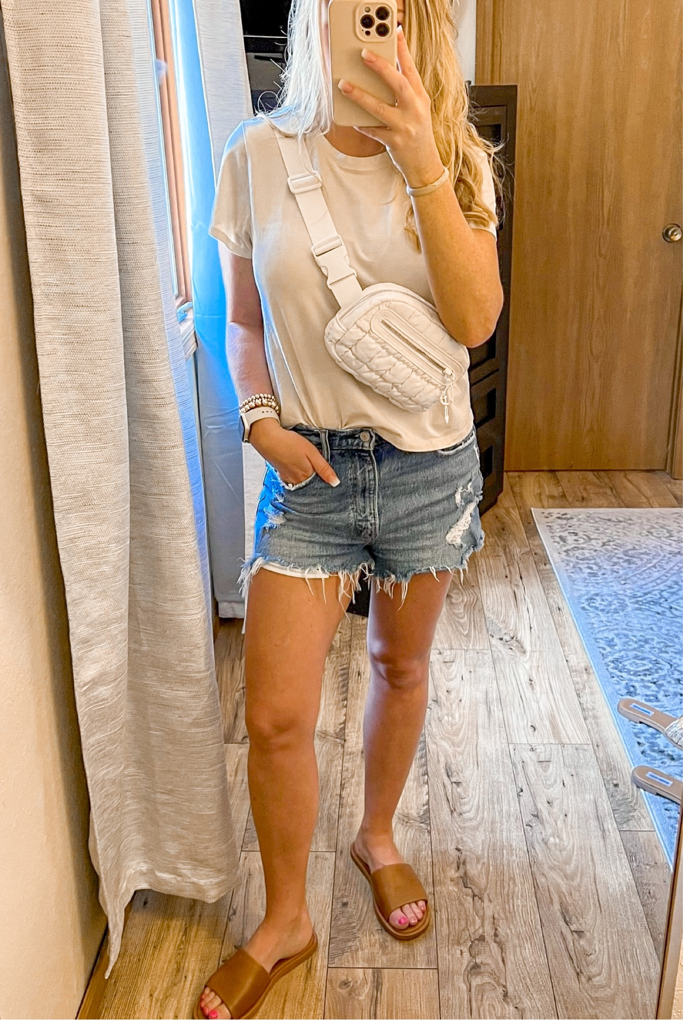 Memorial Day Sale! Everything I’m wearing is on sale this weekend! Old Navy, Target, Abercrombie & Fitch, Steve Madden
#summeroutfit #denimshorts #sandals #crossbody #casualstyle

#LTKFindsUnder50 #LTKSaleAlert #LTKOver40