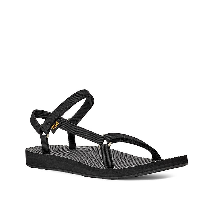 Teva Original Universal Slim Sandal | Women's | Black | Size 11 | Sandals | Ankle Strap | DSW