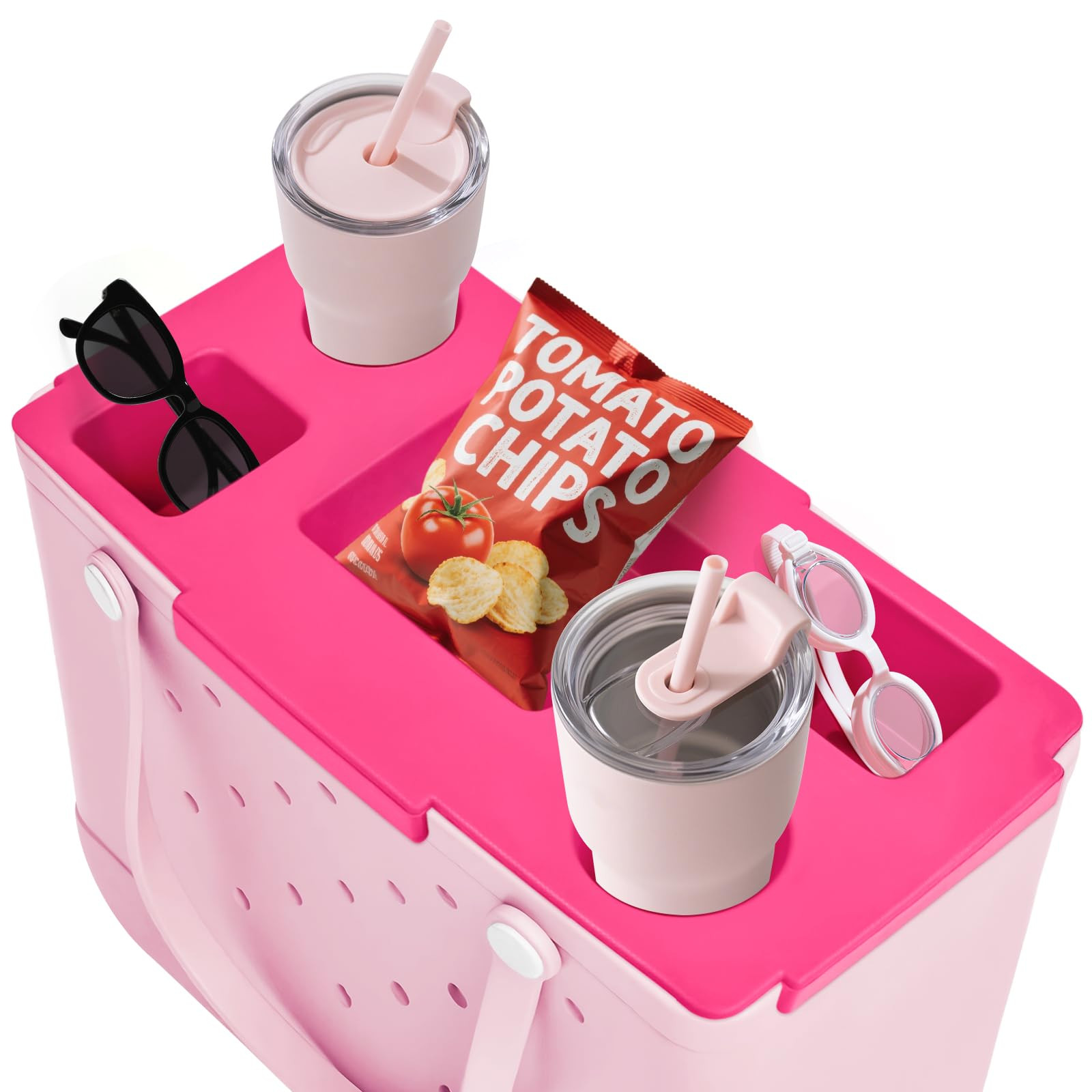 Beach Bag Topper Tray, EVA Bag Accessories for Instant Desktop Conversion, Fit 19in x 9in x 14in ... | Amazon (US)