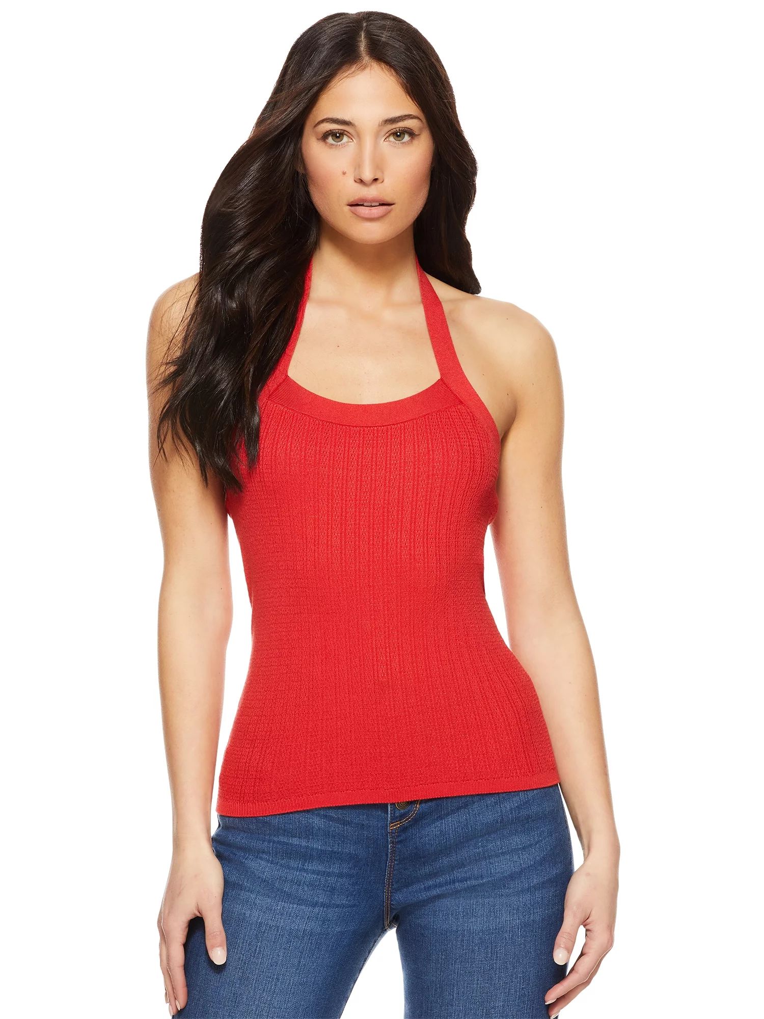 Sofia Jeans by Sofia Vergara Women’s Halter Tank Top | Walmart (US)