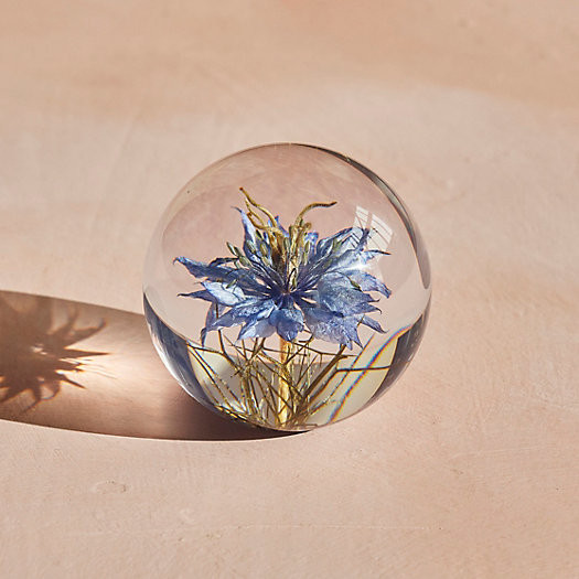Resin Floral Paperweight, Small | Terrain