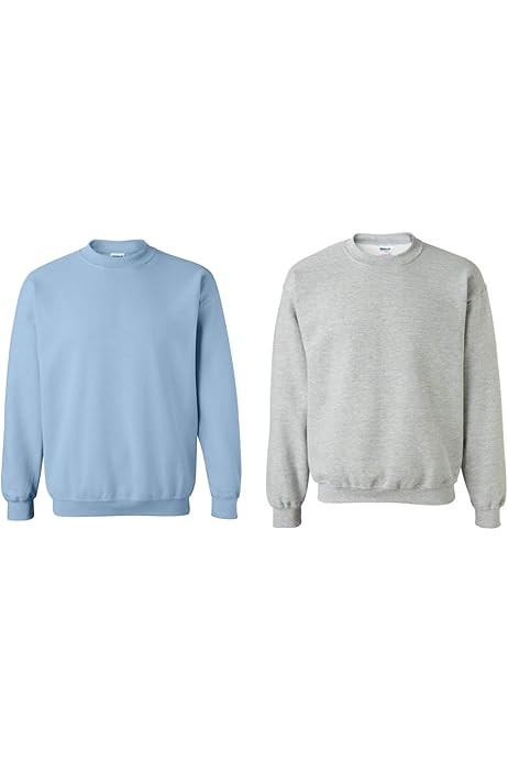 Gildan Men's Fleece Crewneck Sweatshirt, Style G18000 | Amazon (US)