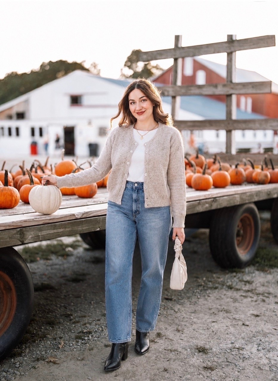 Fall season date night outfits, fall ootd, jeans, cardigan, boots fit TTS

#LTKootd #LTKSeasonal #LTKSaleAlert