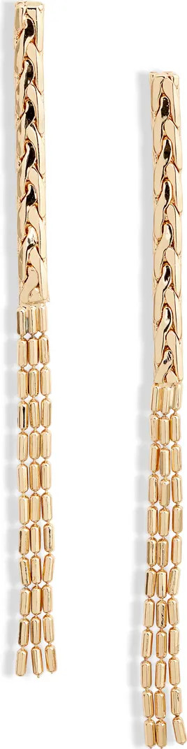 Nordstrom Wheat Chain Fringe Drop Earrings | Nordstrom | Nordstrom
