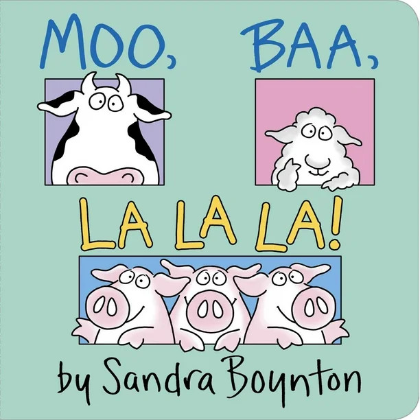 Moo, Baa, La La La! (Board book) | Walmart (US)