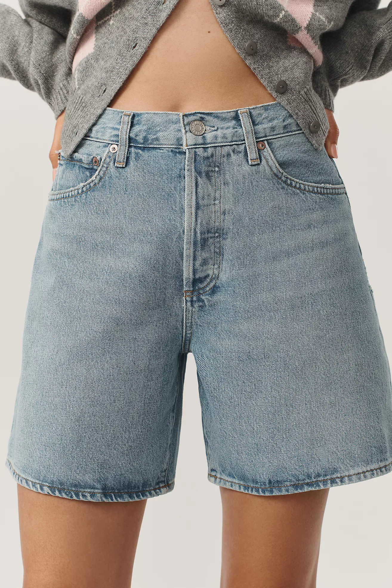 AGOLDE Dame Denim Shorts | Anthropologie (US)