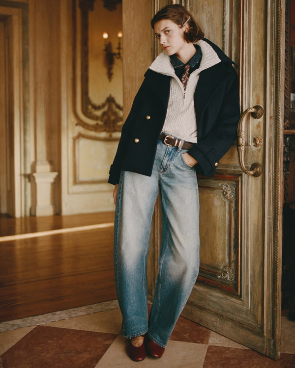 High Rise Barrel Jean | Abercrombie & Fitch (US)