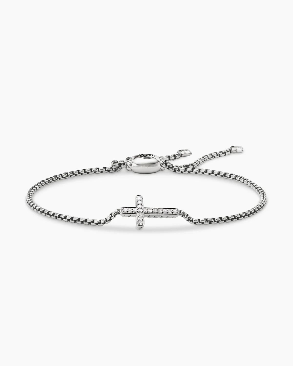 Petite Pavé Cross Chain Bracelet | David Yurman