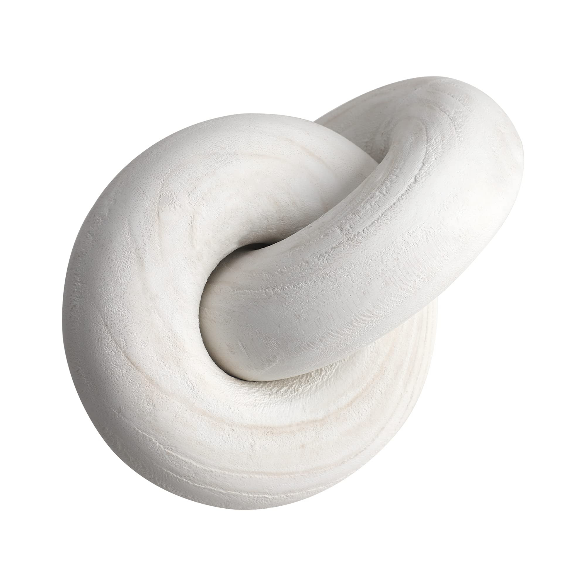 Wooden Chain Link Hand-Carved Wood Knot Crafts Boho Farmhouse Living Room Kitchen Decoration 2 Link  | Amazon (US)