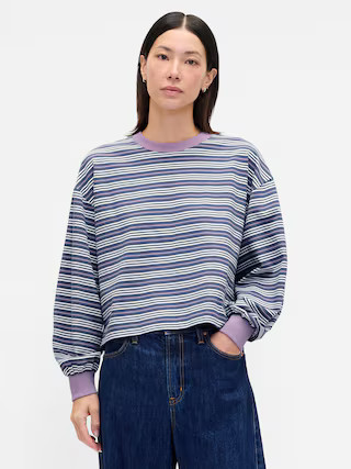 Heavyweight Crop Sweatshirt | Gap (US)