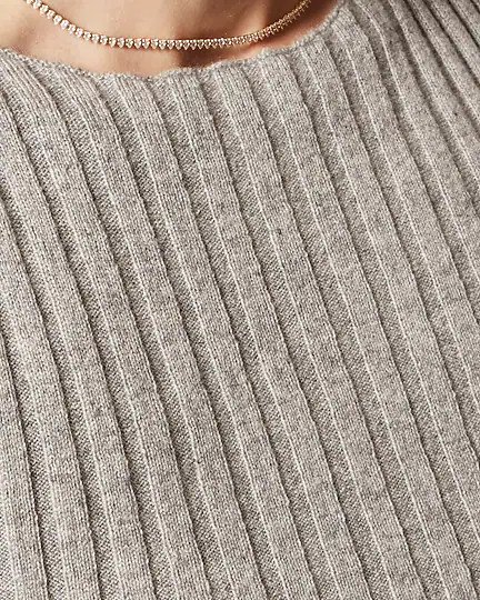 Wide-rib cashmere sweater shell | J. Crew US