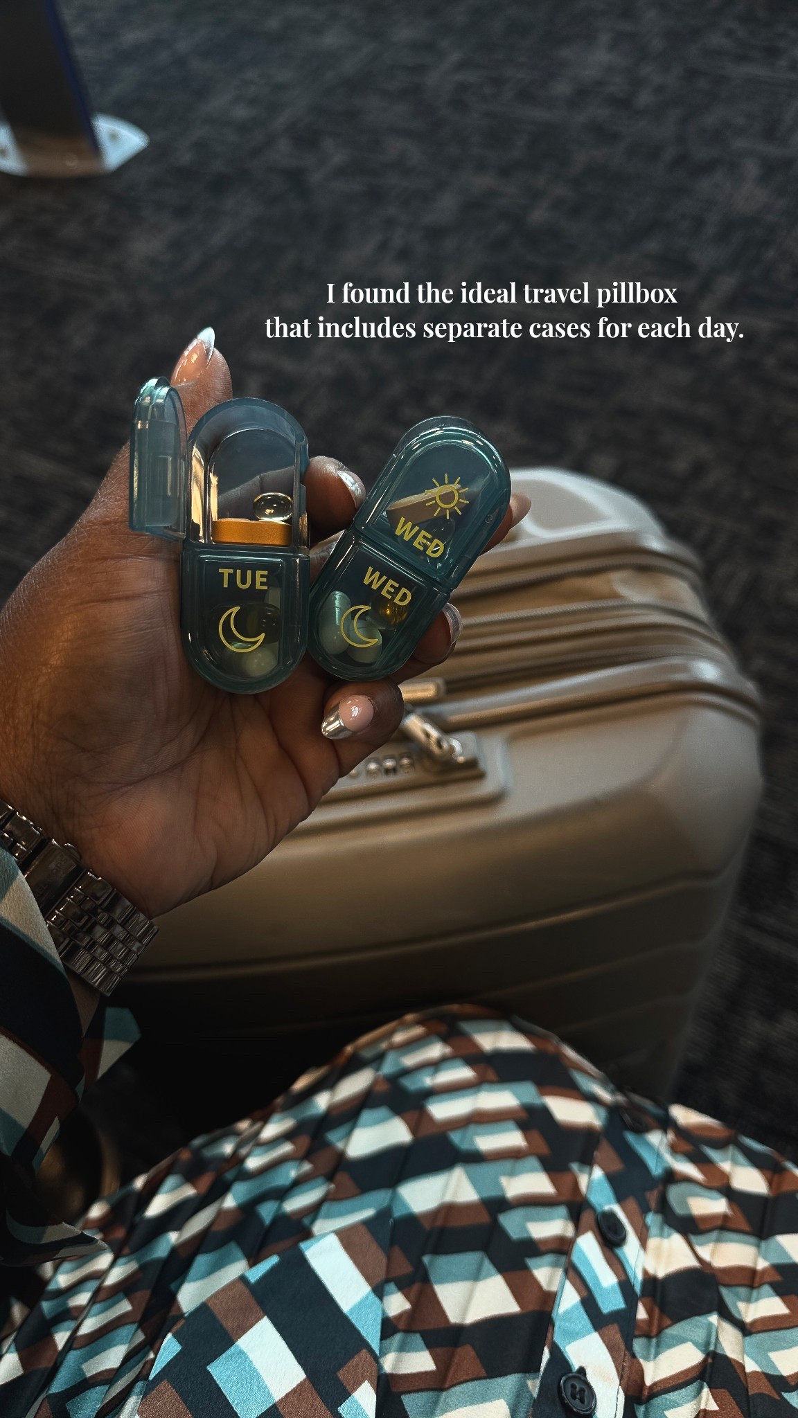 I never thought I would be excited about a pill organizer 😆Life over 40! 

This pillbox is great for travel or on-the-go because it comes with a larger case that holds individual day/night cases. 

Under $10 and it comes in a bunch of colors. 



#LTKTravel #LTKBeauty #LTKOver40