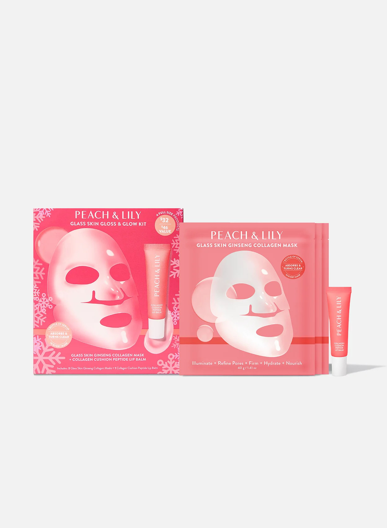 Glass Skin Gloss & Glow Kit | Peach & Lily