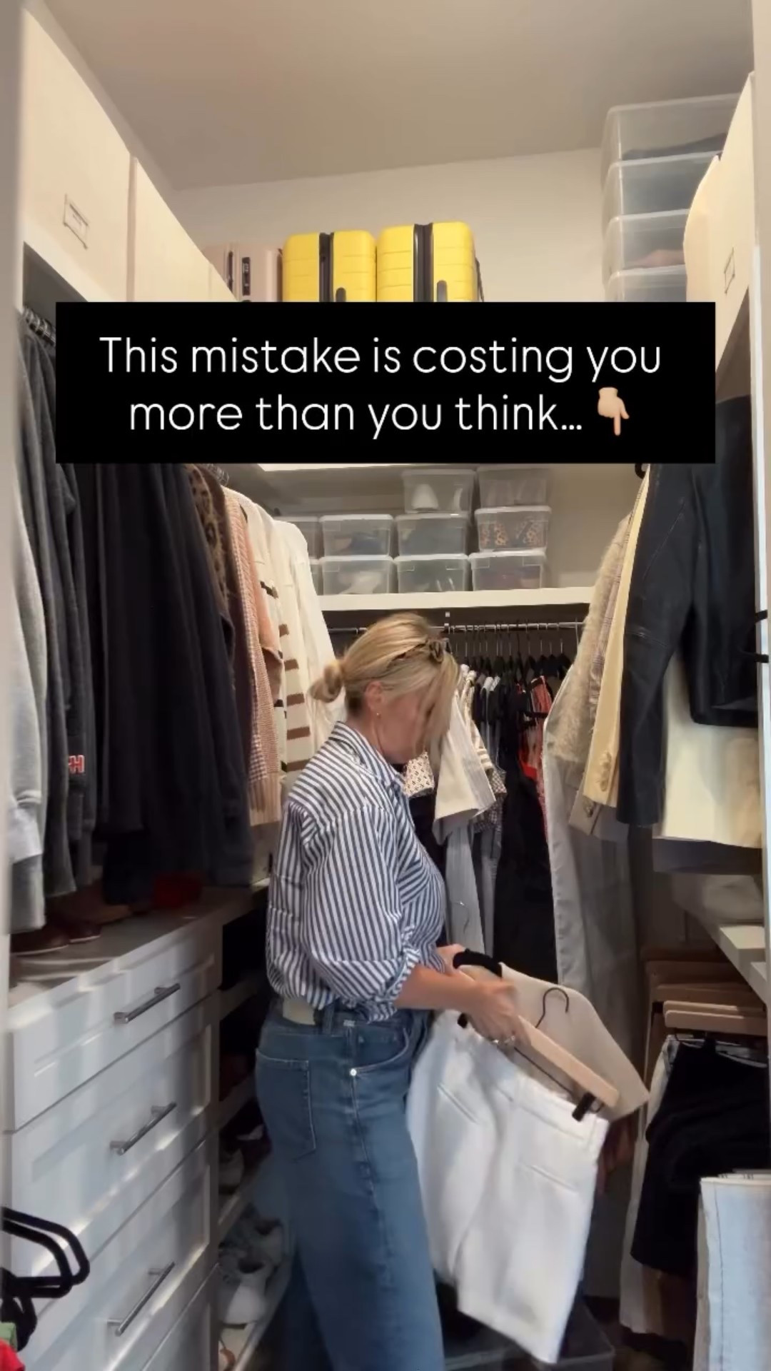 The biggest closet mistake I see? 

Holding onto pieces you might wear ‘one day.’ 

Not only does it take up valuable space, it makes getting dressed harder because you’re sifting through clothes that don’t serve you. When we let those go, outfits become effortless and what’s left actually works for your lifestyle. 🖤 

#ClosetConfidence #PersonalStylistTips #EffortlessStyle #personalstylist #effortlesstyle