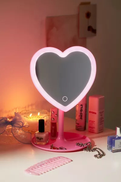 UO Heartbeat Makeup Vanity Mirror | Urban Outfitters (US and RoW)