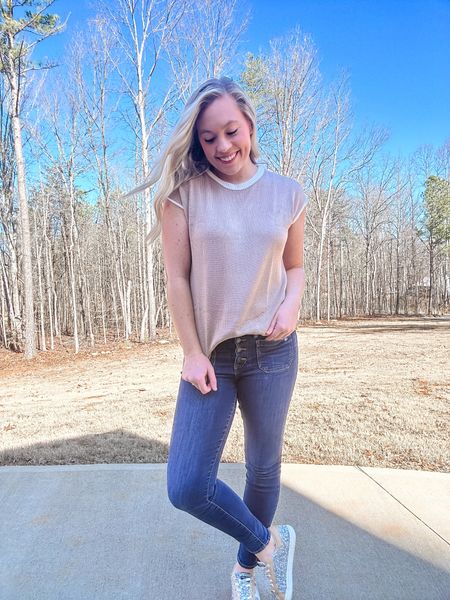 The perfect lightweight sweater to head into spring. Would even be perfect for summer with some denim shorts and sandals. I’m wearing a medium and it’s currently 40% off! 

#LTKsalealert #LTKstyletip #LTKfindsunder50