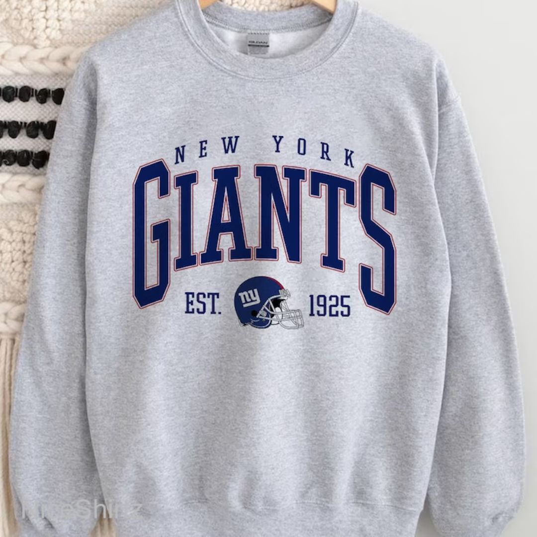 New York Giant Sweatshirt, New York Fan Gift, New York T-shirt, New York Football Vintage, Ny Gia... | Etsy (US)