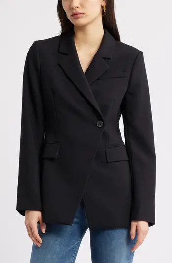 The Icon Asymmetric Fitted Blazer | Nordstrom