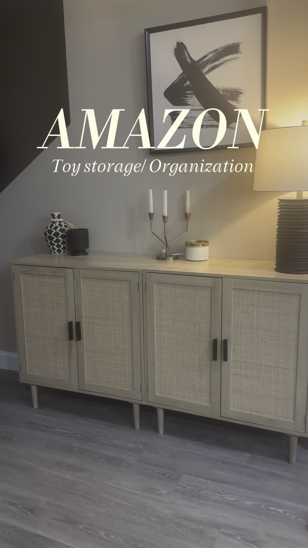 The best way to not have your home cluttered by toys is to stuff them into a cabinet and these are perfect with plenty of room for storage! 

#LTKKids #LTKHome #LTKFamily