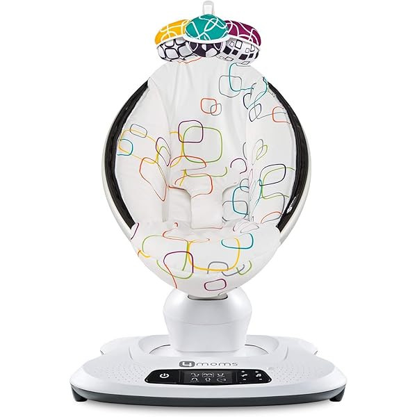 4moms® mamaRoo 4 Multi-Motion™ Baby Swing, Bluetooth Baby Rocker with 5 Unique Motions, Cool Mesh Fa | Amazon (US)