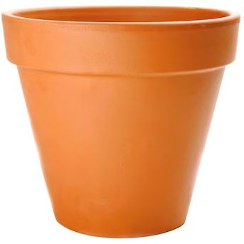 Pennington 6-in W x 5-in H Orange Clay Traditional Indoor/Outdoor Planter | Lowe's