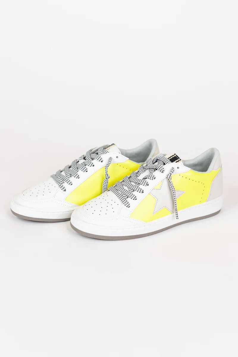 Emmy Sneakers- Neon Yellow | Avara